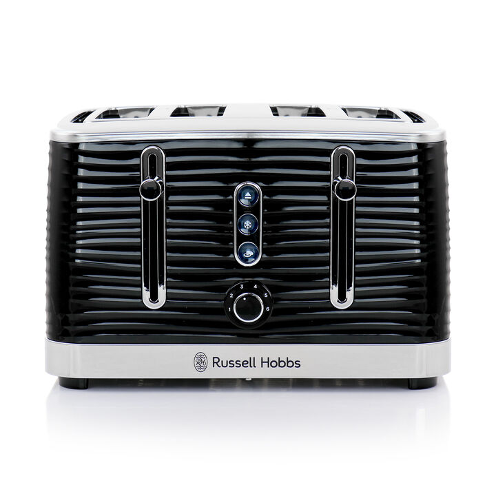 Russell Hobbs Retro Style 4 Slice Toaster in Black