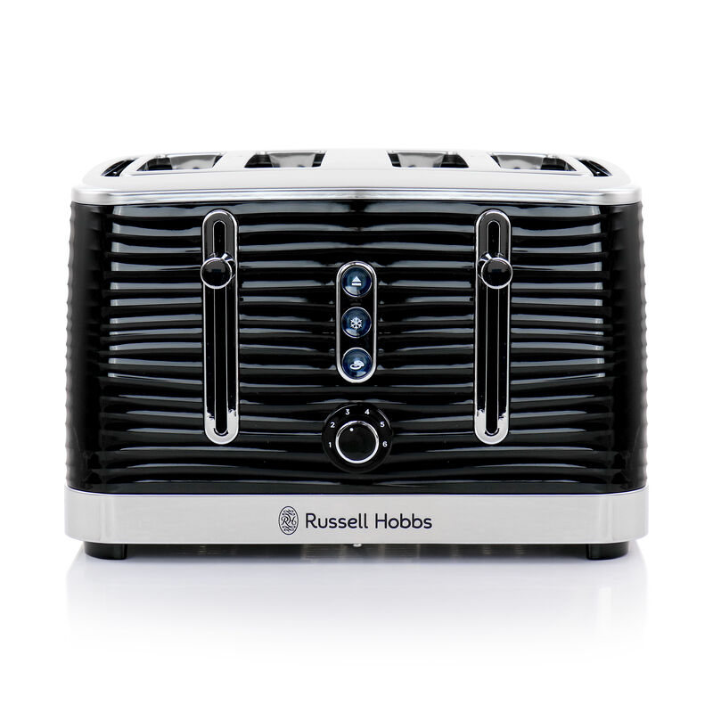 Russell Hobbs Retro Style 4 Slice Toaster in Black