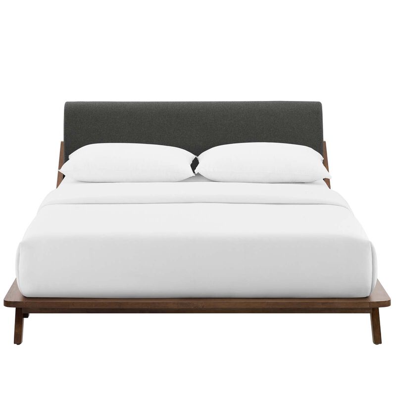 Modway - Luella Queen Upholstered Fabric Platform Bed