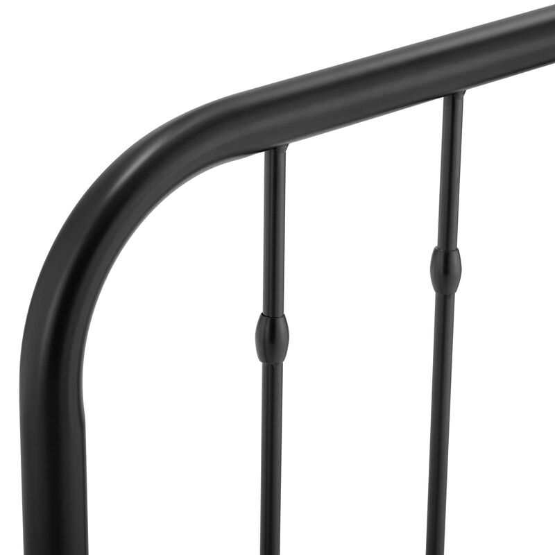 Modway - Lennon Queen Metal Headboard Black