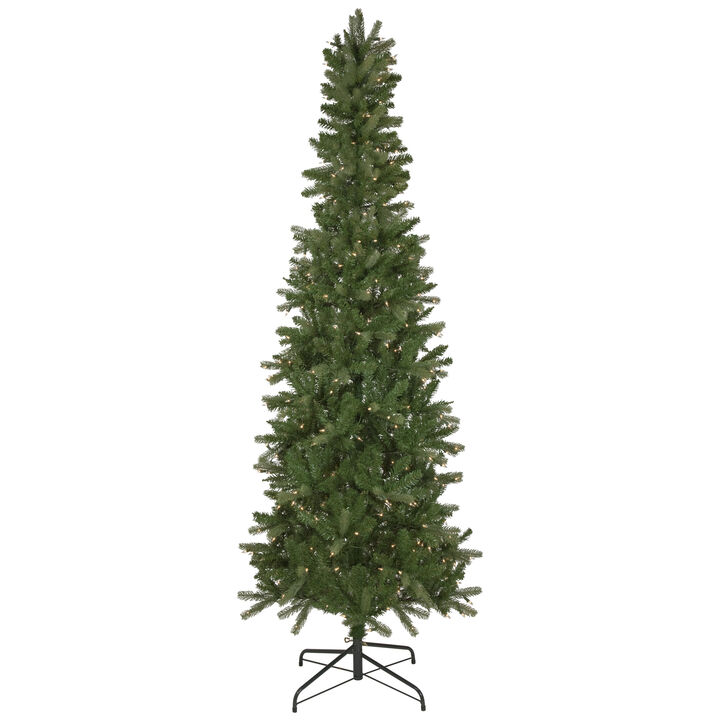 7.5' Pre-Lit Wicklow Noble Fir Artificial Christmas Tree  Clear Lights