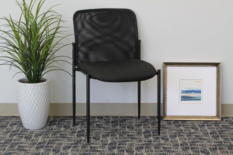 Boss Office ProductsBoss Office Products Mesh Guest Chair in Black
