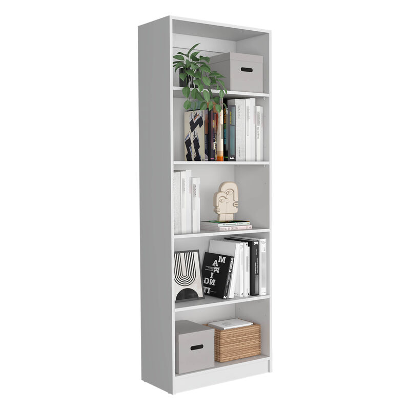 Tuin 3 Piece Living Room Set With 3 Bookcases, White