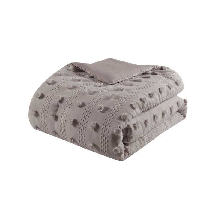 Gracie Mills Carmen Elegant Clip Jacquard Comforter Set
