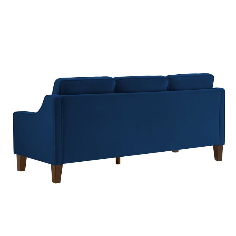 Merax Upholstered Velvet Sofa Couch with Wood legs