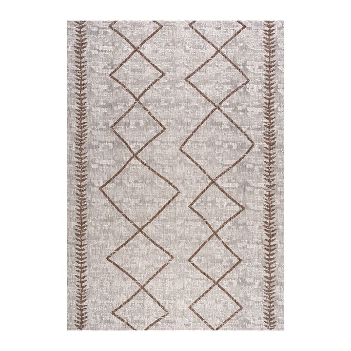 Derya Tribal Diamond Trellis Indoor/Outdoor Area Rug