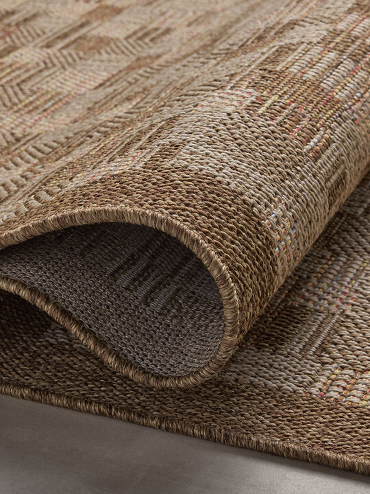 Merrick MER-04 Chestnut / Fiesta 2''3" x 3''9" Rug by Loloi II