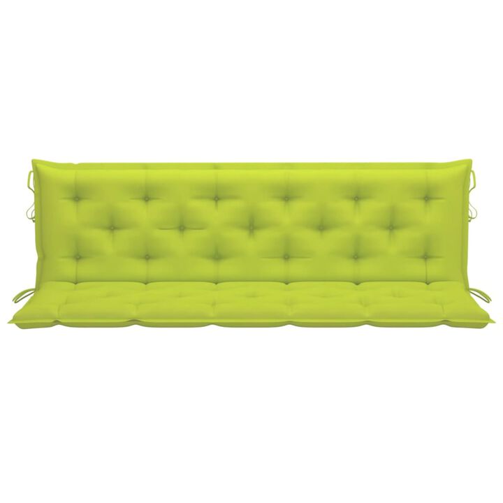 vidaXL Cushion for Swing Chair Bright Green 70.9" Fabric