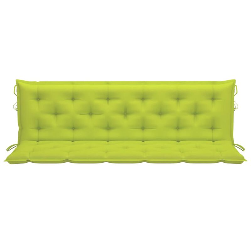 vidaXL Cushion for Swing Chair Bright Green 70.9" Fabric