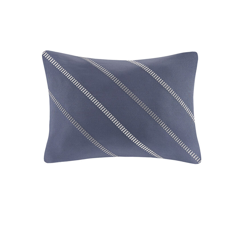 Gracie Mills Tavish Striped Comforter Set with Matching Bed Sheets