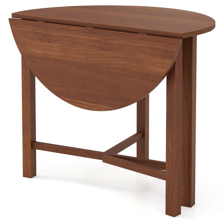 Dual Drop Leaf Dining Table for Small Spaces with Compact and Versatile Design