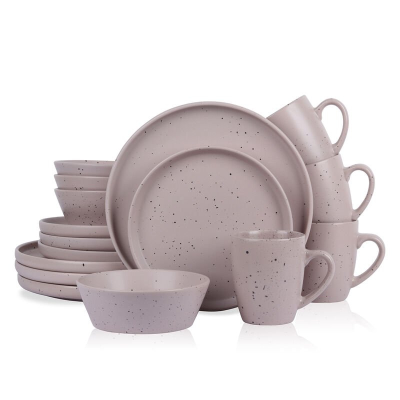 Stone Lain Jade Stoneware 16 Piece Dinnerware Set