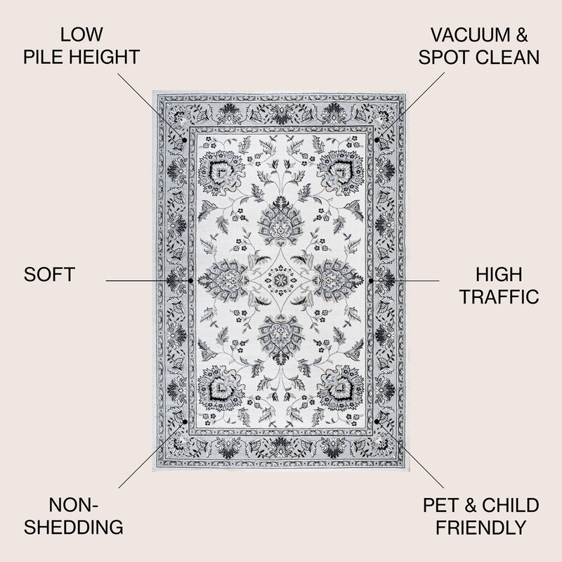 Cherie French Cottage Area Rug