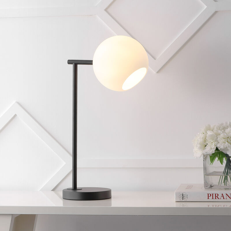 Charles Contemporary Modern Metal/Marble LED Table Lamp