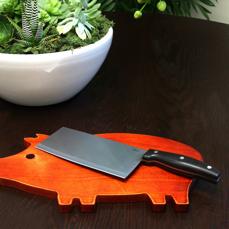 Oster Granger 7 in. Fine Edge Stainless Steel Blade Cleaver