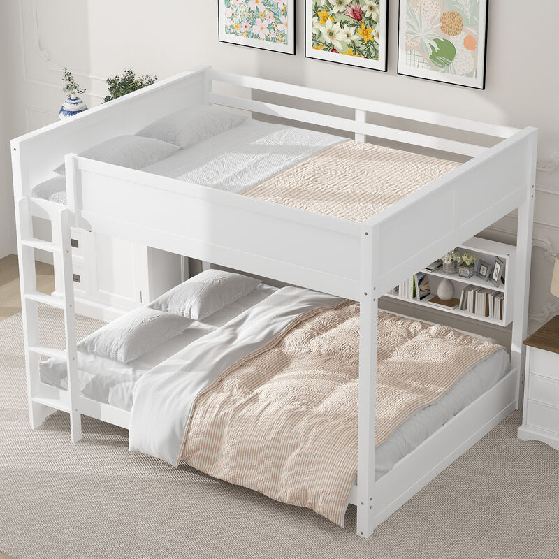 Merax Bunk Bed with Storage Cabinets and USB Ports