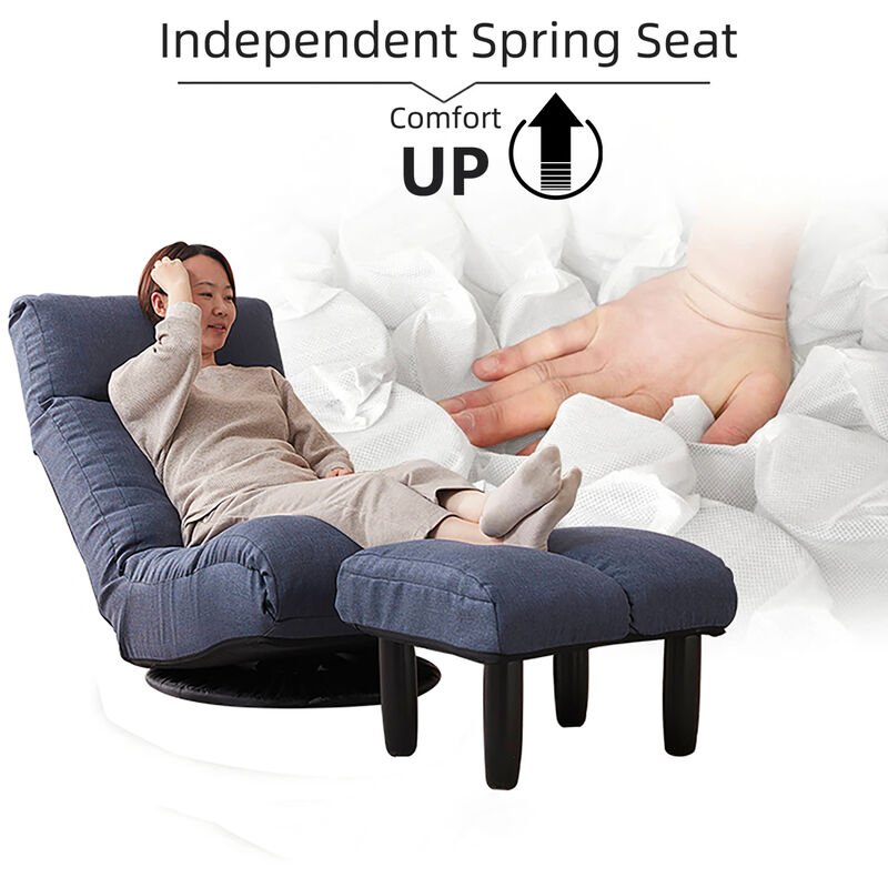 Floor Chair Single Sofa Reclining Chair Japanese Chair Lazy Sofa Tatami Balcony Reclining Chair