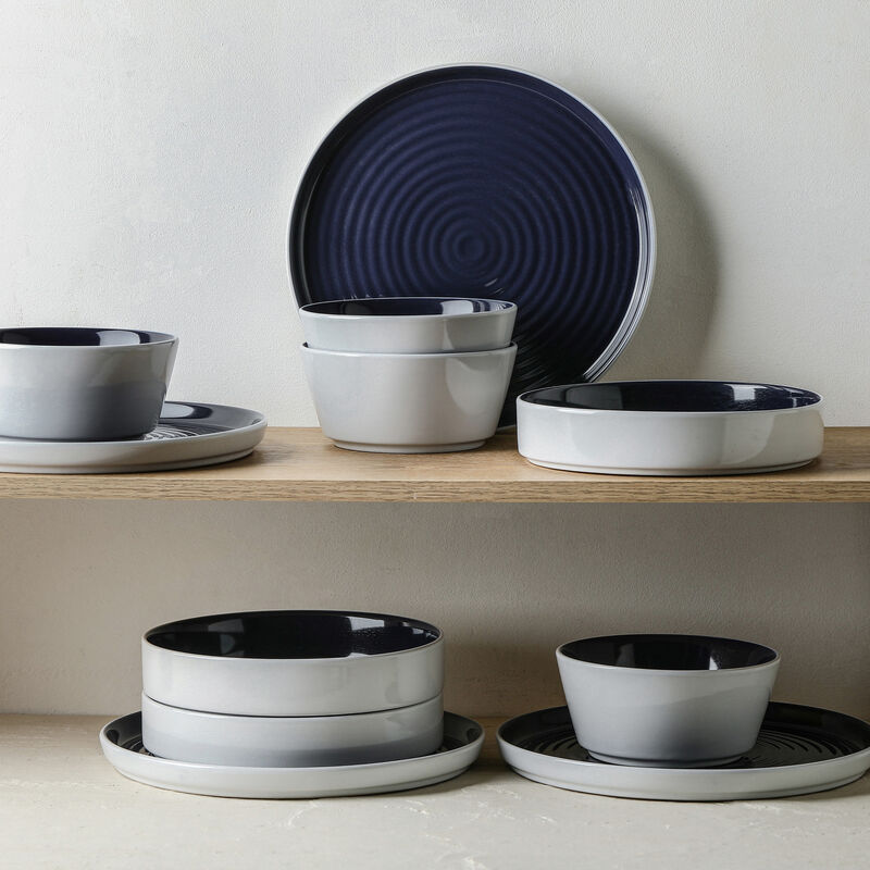 Stone Lain Elica Stoneware 12 Piece Dinnerware Set