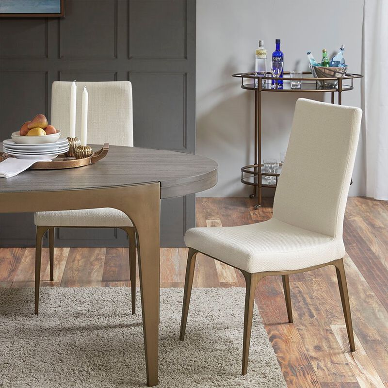 Gracie Mills Miles Chic Bronze Dining Chairs