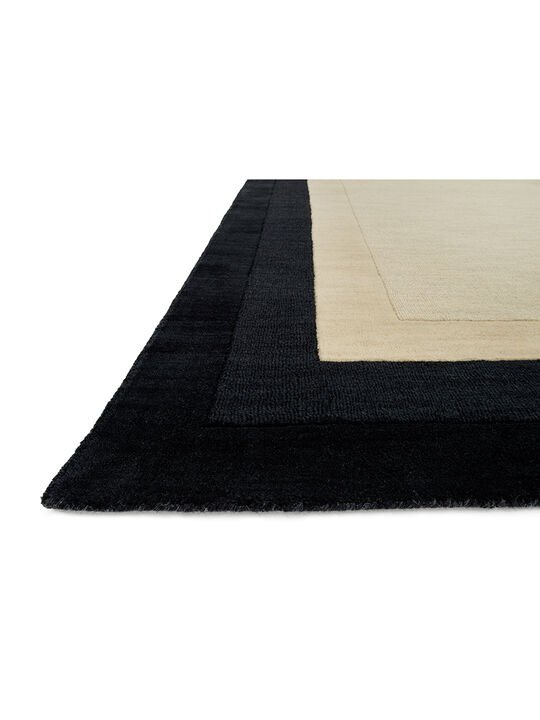 Hamilton HM01 Ivory/Charcoal 3'6" x 5'6" Rug