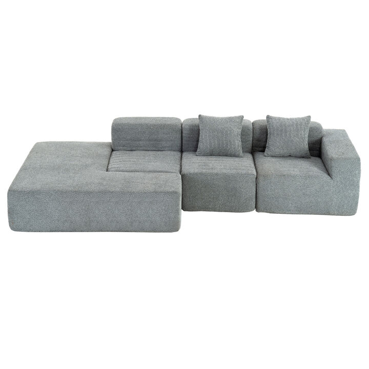 Merax Free-combined  Sectional Sofa Couch