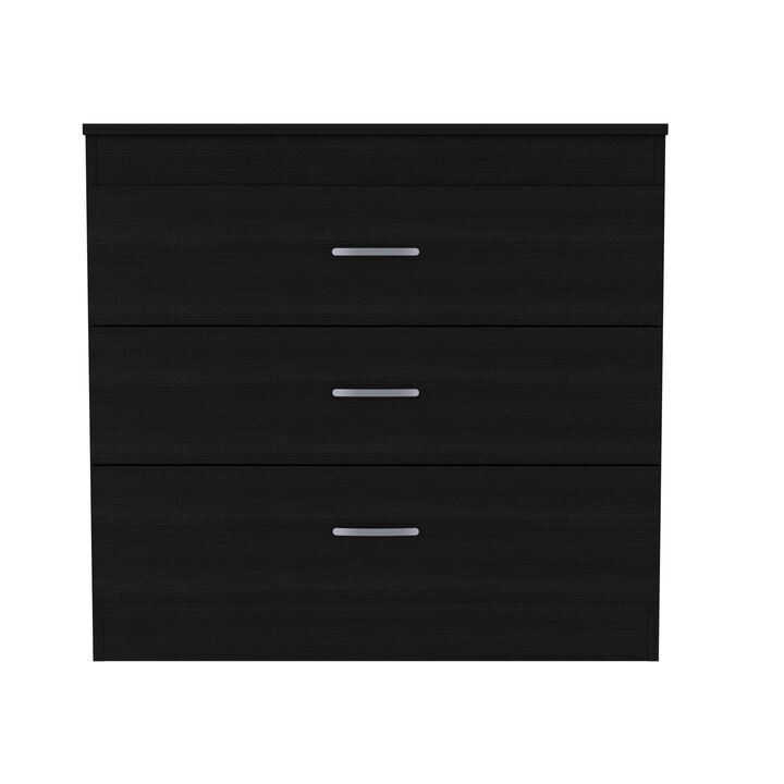 Three Drawer Dresser Lial, Bedroom, Black