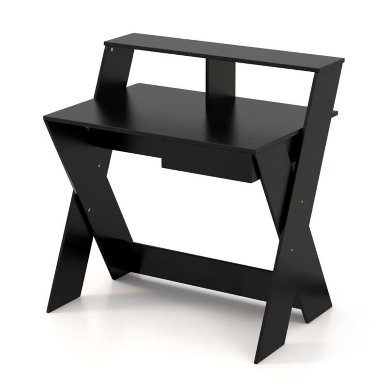 Hivvago Small Computer Desk with Storage Drawer