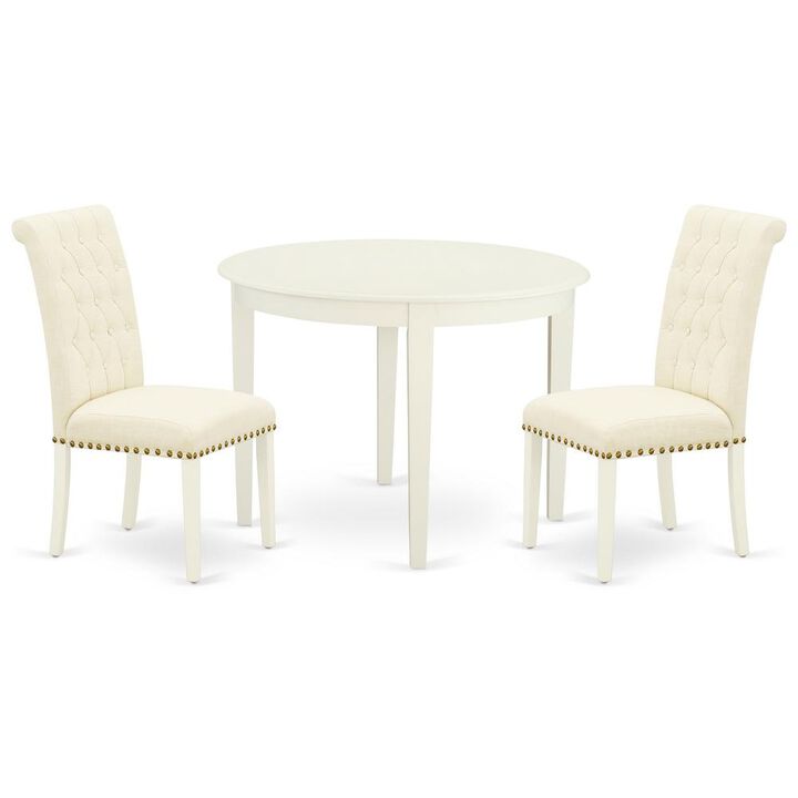 Dining Room Set Linen White