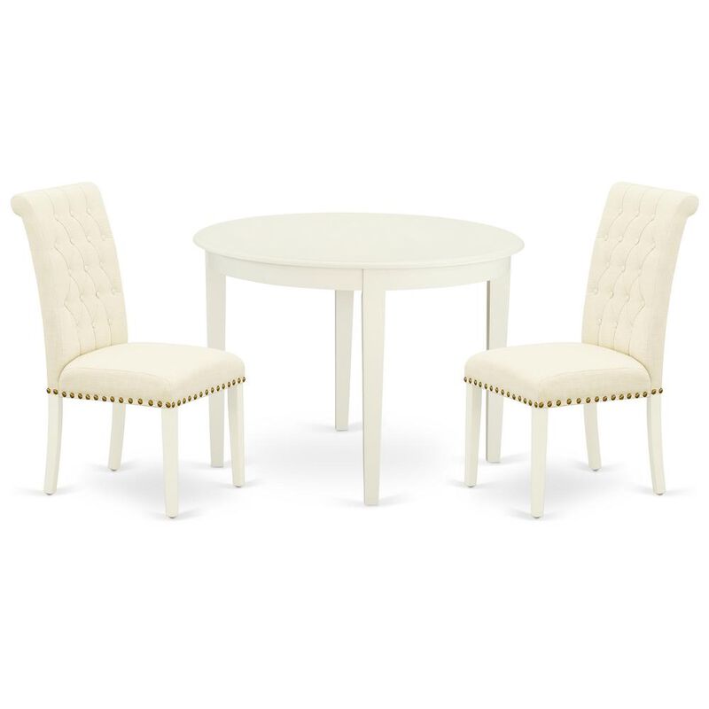 Dining Room Set Linen White
