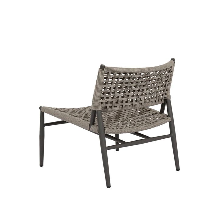 Grigio Cushionless Accent Chair