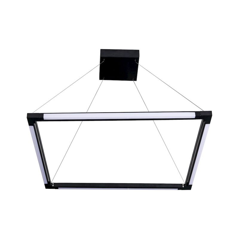 VONN Lighting Integrated LED Height Adjustable Square Chandelier