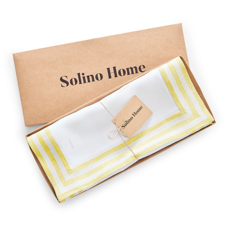 Solino Home 100% Pure Linen Table Runner | Mila