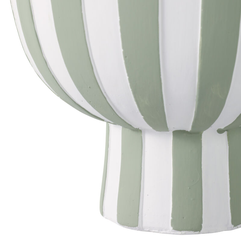 Scallop Edge Striped Planters Set