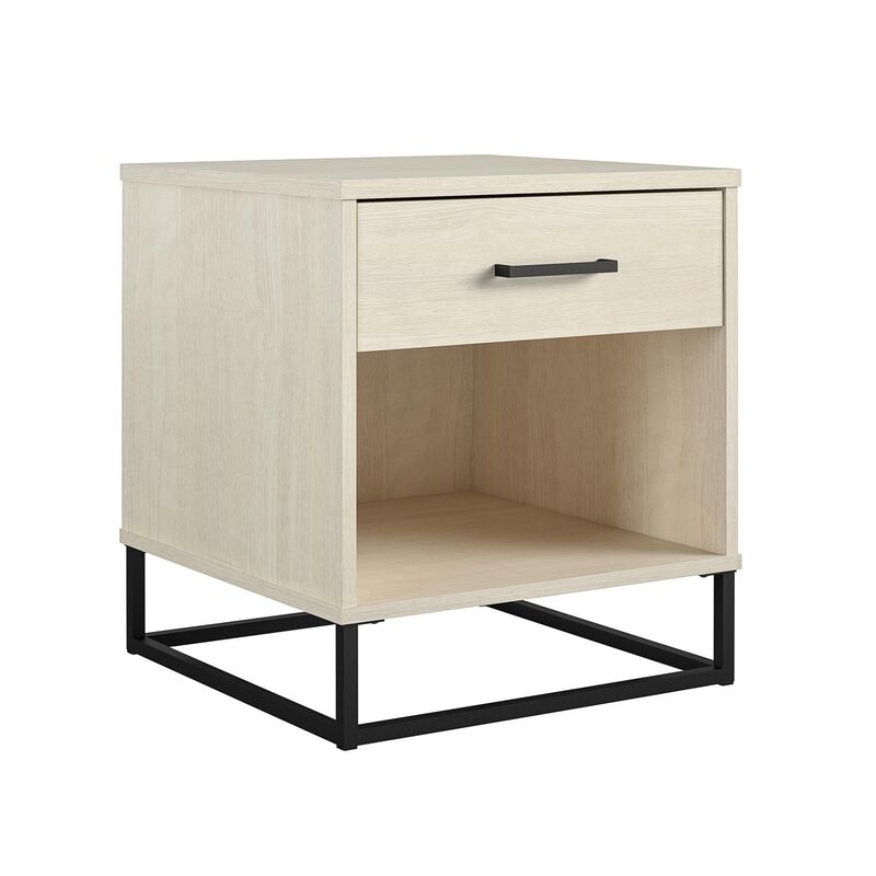 Novogratz Kelly Nightstand, Ivory Oak