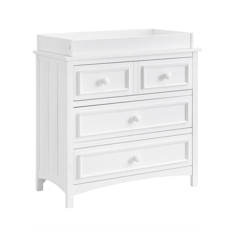 Oxford Baby Bennett  Changing Topper Rta Rustic White