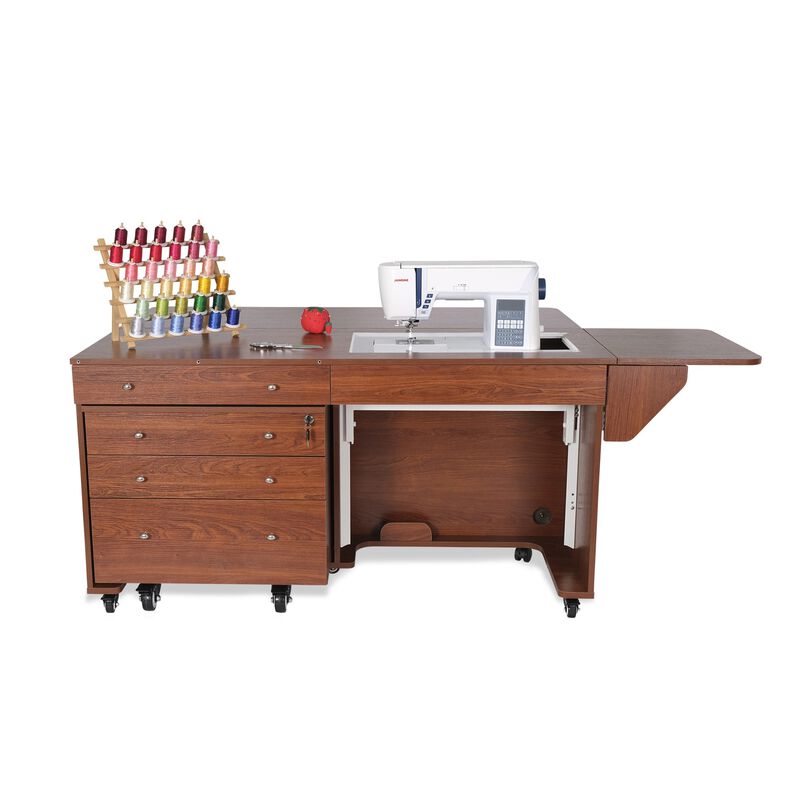 Arrow Kangaroo & Joey Sewing Cabinet Teak