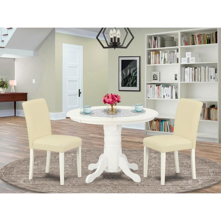 Dining Room Set Linen White