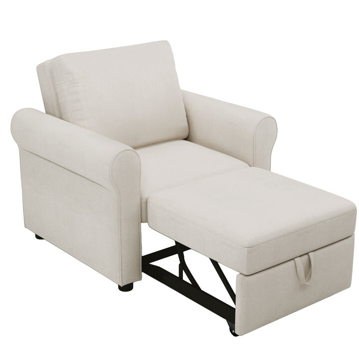 Merax 3-in-1 Sofa Convertible Sleeper Chair Bed