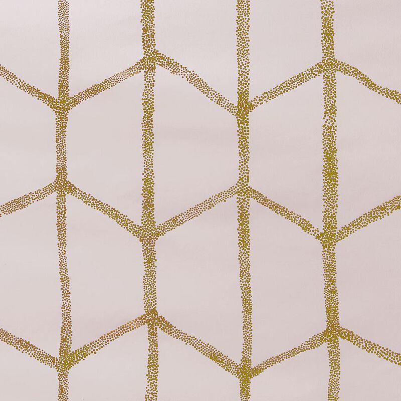 Belen Kox Enchanted Metallic Print Total Blackout Curtain Panel, Belen Kox
