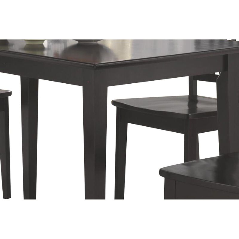 Sophisticated And Sturdy 5 Piece Wooden Dining Set, Brown-Benzara
