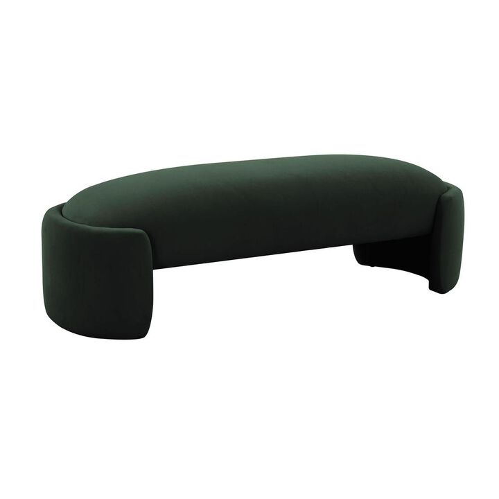 Belen Kox Contemporary Emerald Velvet Bench, Belen Kox