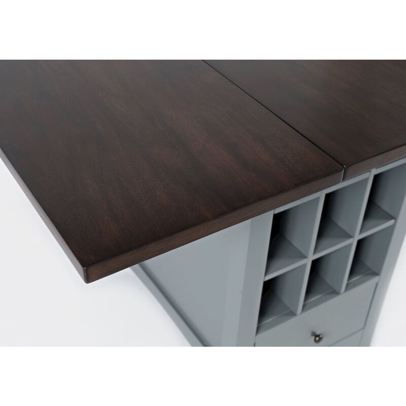 Jofran Storage Counter Drop Leaf Dining Table