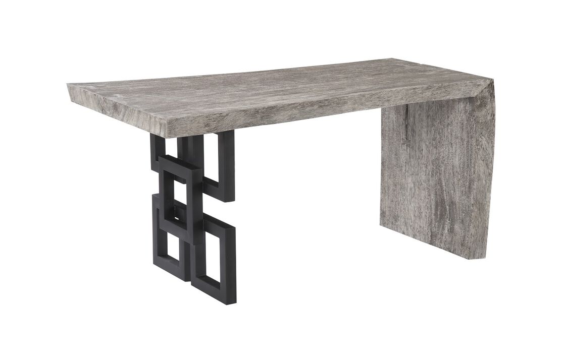 Waterfall Desk with Overlap Leg