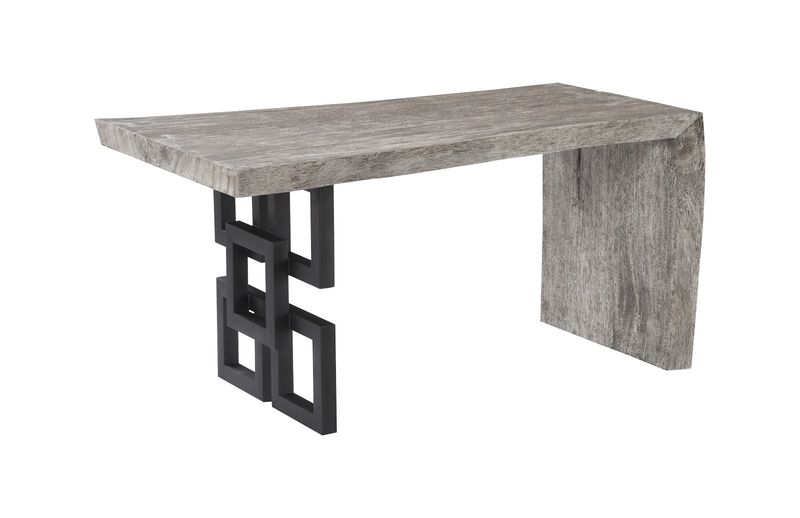 Waterfall Desk with Overlap Leg