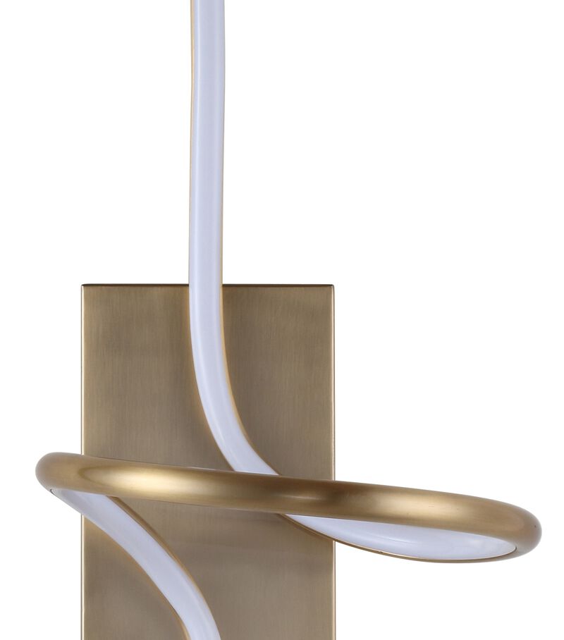 Sketch Minimalist Metal Integrated LED Vanity Light Sconce