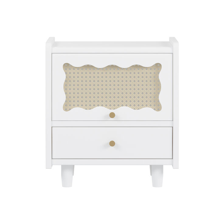 Vintage Nightstand Night Table for Bedroom