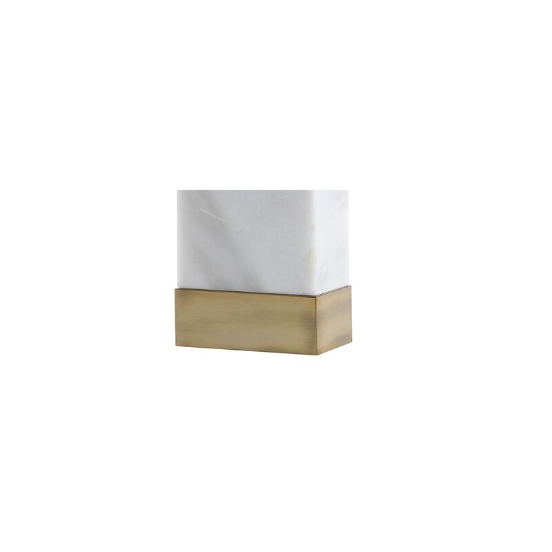 Trevor Marble/Iron Gold Modern Console LED Table Lamp