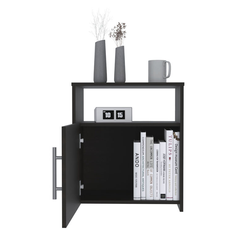 Nightstand Cuarzz, Bedroom, Black