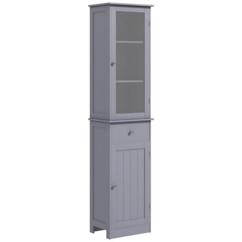 Bathroom Storage Cabinet with Doors & Shelves for Space-Saving Organization and Elegant Bathroom Décor
