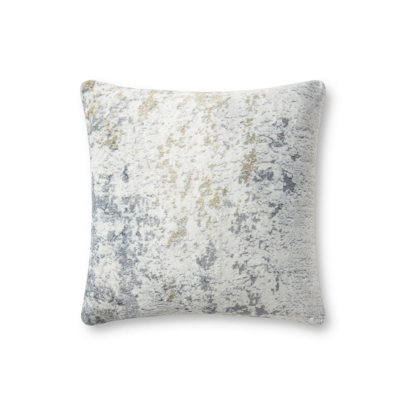 PLL0063 Grey/Multi 18"x18" Poly Pillow